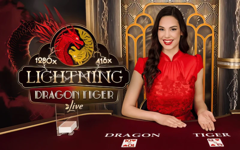 Bet on Dragon or Tiger in this fast live game at Zuplay casino.