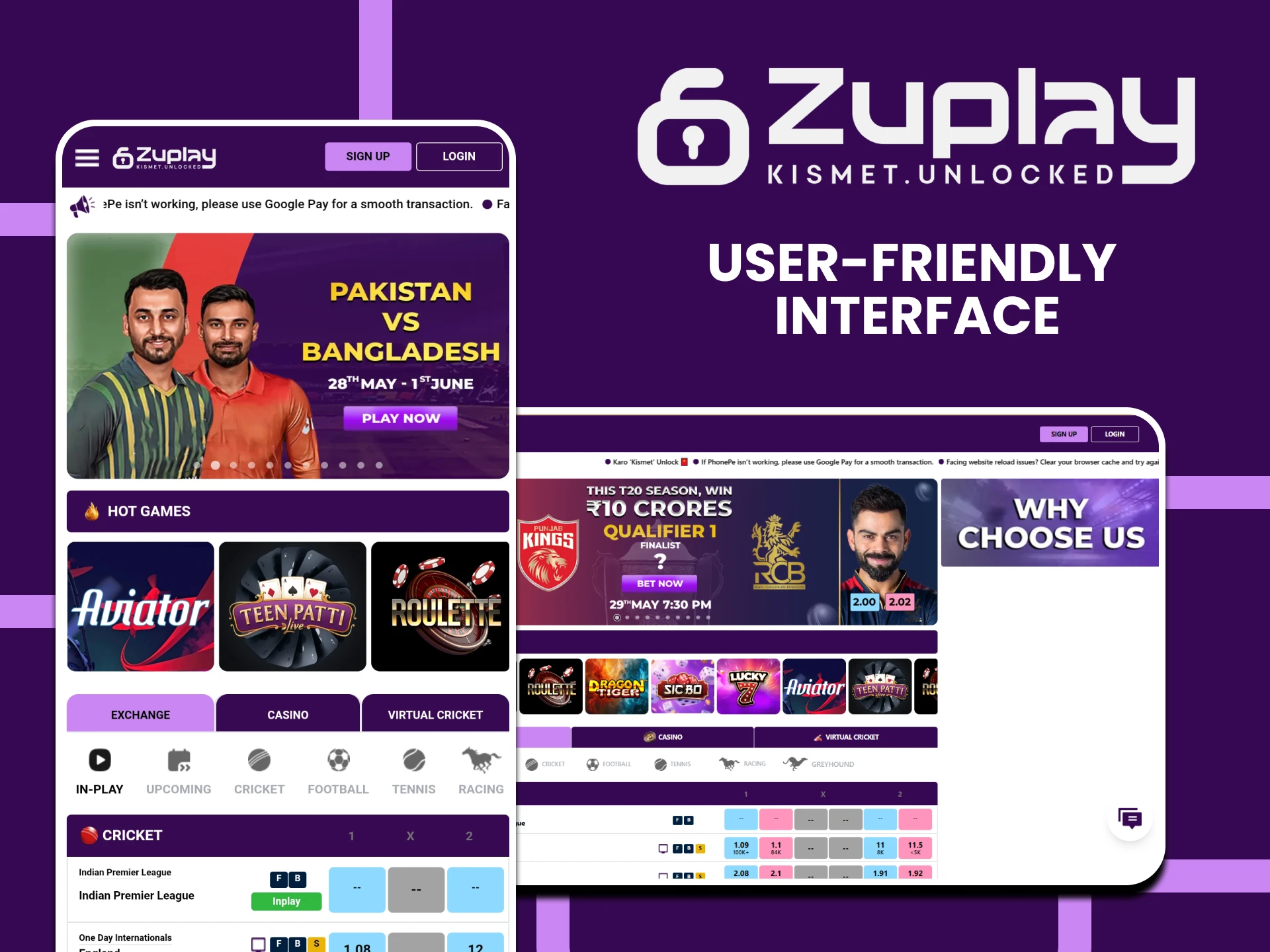 Choose the most convenient way to use Zuplay.