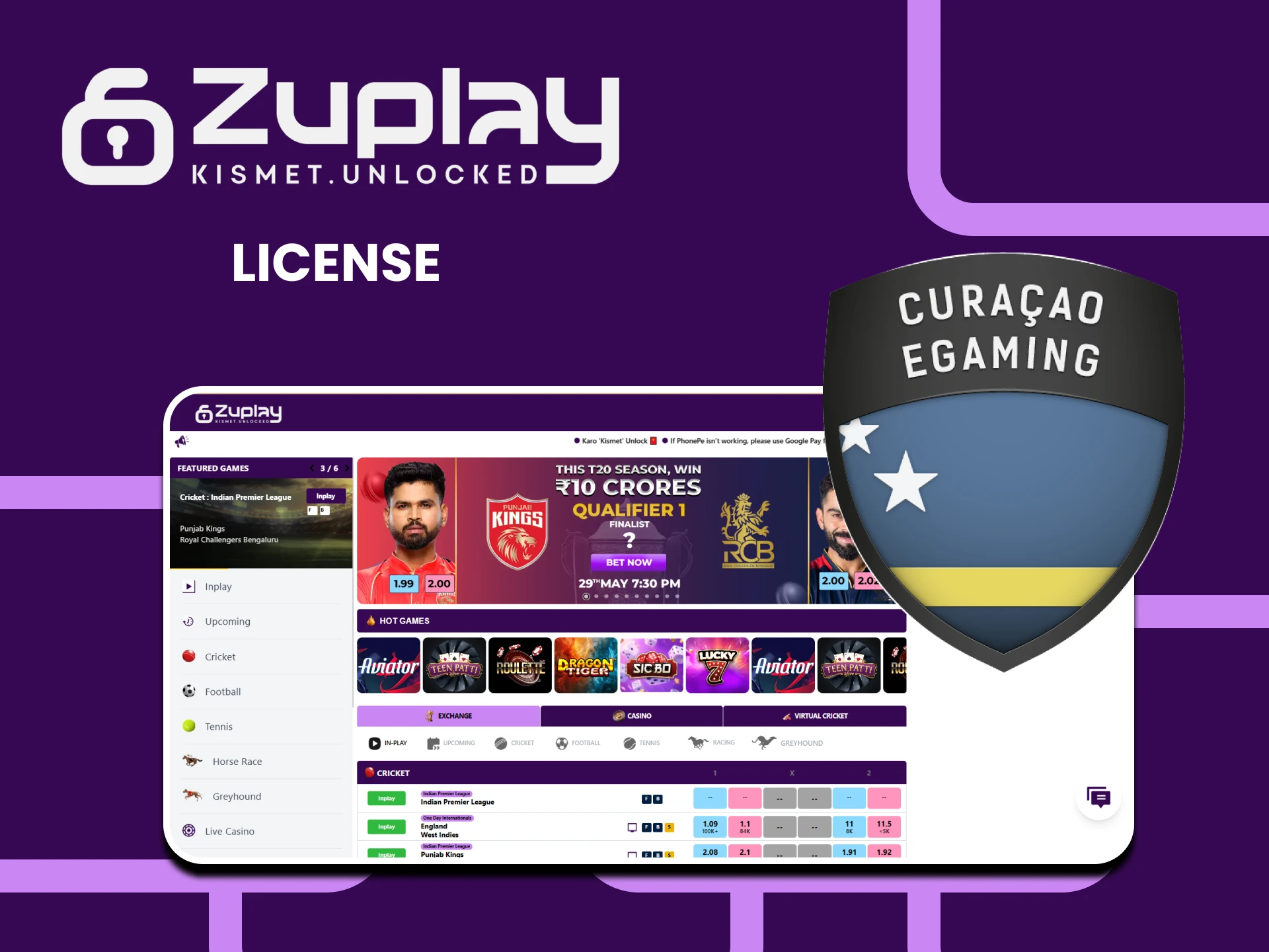 The Zuplay website is legal and safe.